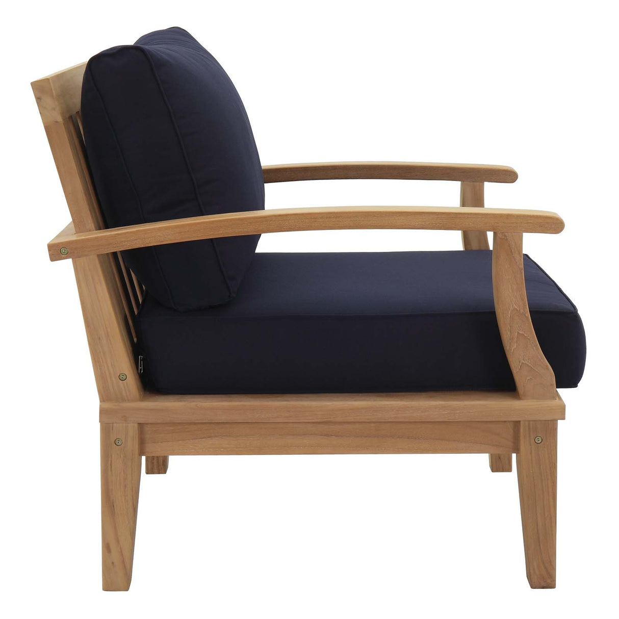 Marina Outdoor Patio Teak Armchair - BUILDMYPLACE