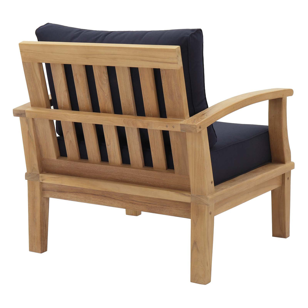 Marina Outdoor Patio Teak Armchair - BUILDMYPLACE