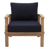 Marina Outdoor Patio Teak Armchair - BUILDMYPLACE