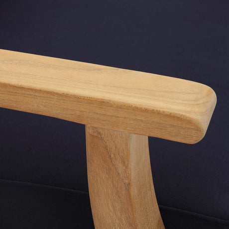 Marina Outdoor Patio Teak Armchair - BUILDMYPLACE