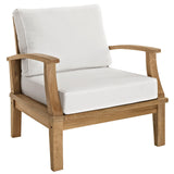 Marina Outdoor Patio Teak Armchair - BUILDMYPLACE