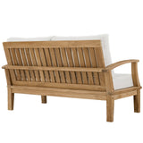 Marina Outdoor Patio Teak Loveseat - BUILDMYPLACE