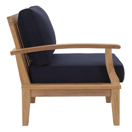 Marina Outdoor Patio Teak Sofa - BUILDMYPLACE