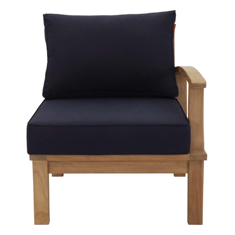 Marina Outdoor Patio Teak Sofa - BUILDMYPLACE