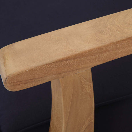 Marina Outdoor Patio Teak Sofa - BUILDMYPLACE