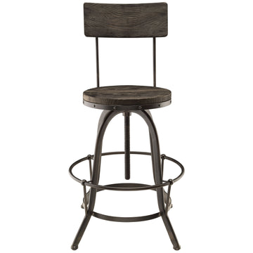 Rustic Modern Procure Wood Dining Bar And Stool - Breakfast Bar And Counter Stool