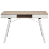 Work Sturdy Table Stir Contemporary Style Home Office  Desk - For Computer Armoire - BUILDMYPLACE