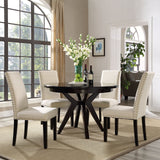 Parcel Fabric Kitchen And Dining Side Chair - Living Room Dining Set - BUILDMYPLACE