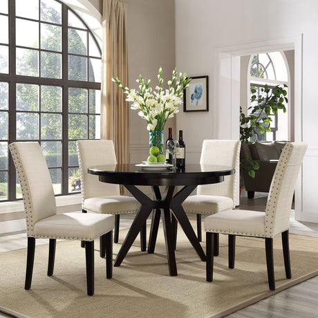 Parcel Fabric Kitchen And Dining Side Chair - Living Room Dining Set - BUILDMYPLACE