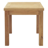 Marina 3 Piece Outdoor Patio Teak Set with Side Table - BUILDMYPLACE