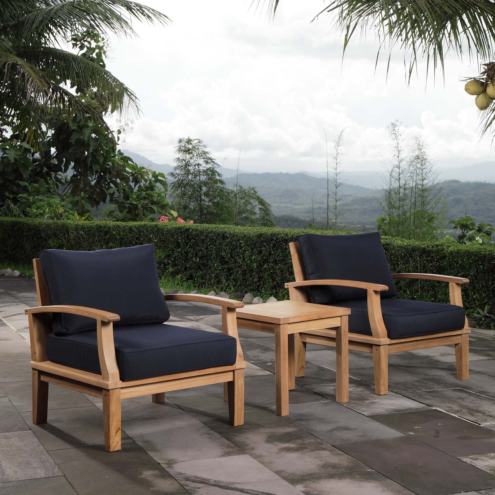 Marina outdoor patio discount teak