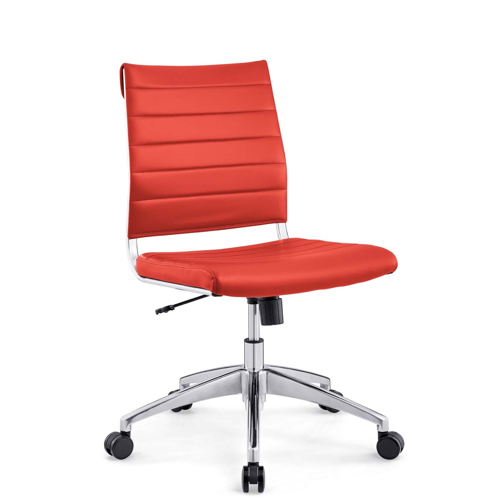 Jive Armless Mid Back Office Chair (Orange) at BUILDMyplace
