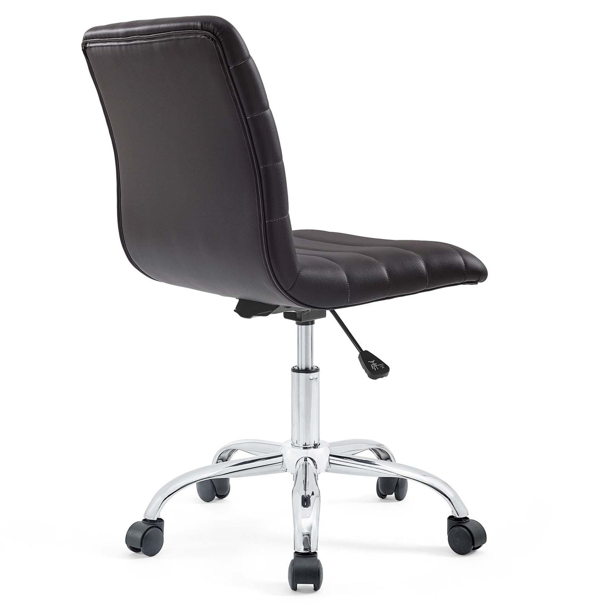 Modway Ripple Armless Mid Back Vinyl Swivel Computer Desk Office Chair - Computer Chair - BUILDMYPLACE