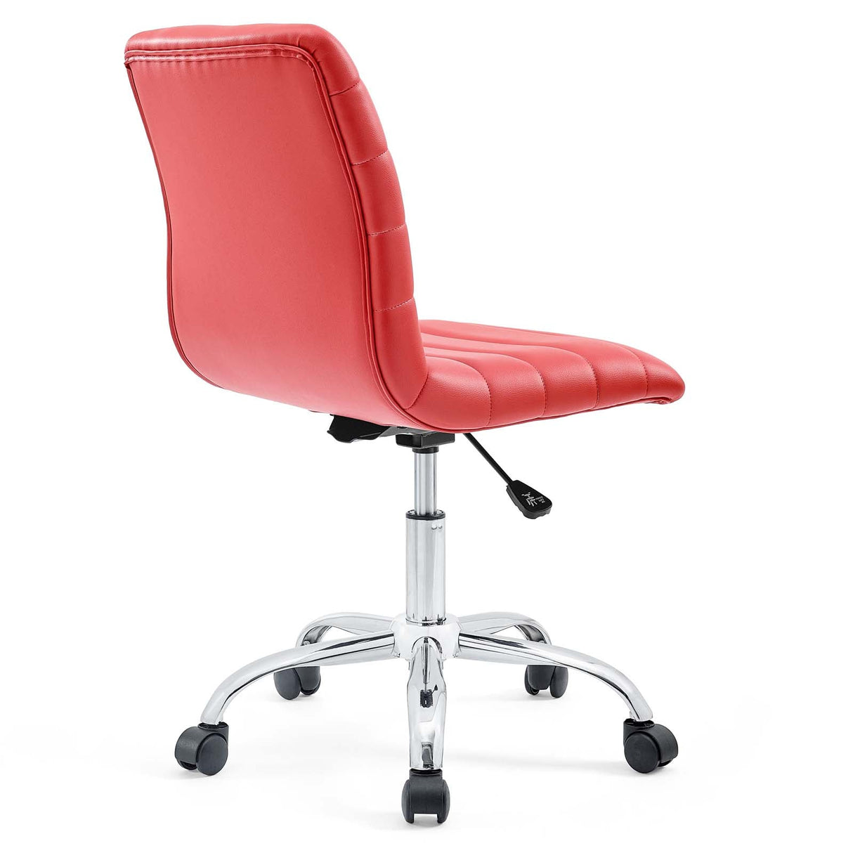 Modway Ripple Armless Mid Back Vinyl Swivel Computer Desk Office Chair - Computer Chair - BUILDMYPLACE