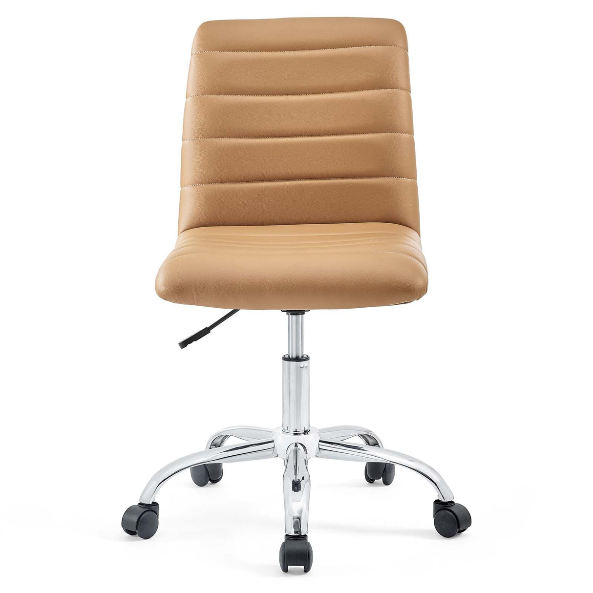 Modway Ripple Armless Mid Back Vinyl Swivel Computer Desk Office Chair - Computer Chair - BUILDMYPLACE