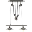 Industrial Modern Innovateous Ceiling Fixture - Silver Polished Steel - 60 watts - 110 volts - UL Listed - BUILDMYPLACE