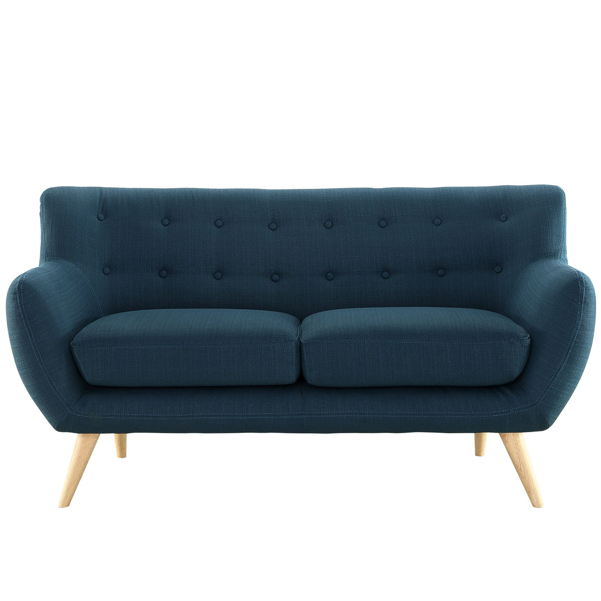 Remark Upholstered Fabric Loveseat - BUILDMYPLACE