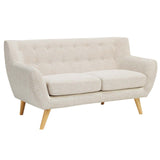 Remark Upholstered Fabric Loveseat - BUILDMYPLACE