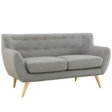 Remark Upholstered Fabric Loveseat - BUILDMYPLACE