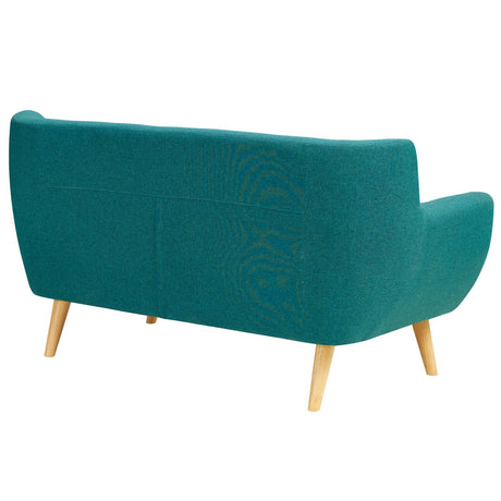 Remark Upholstered Fabric Loveseat - BUILDMYPLACE