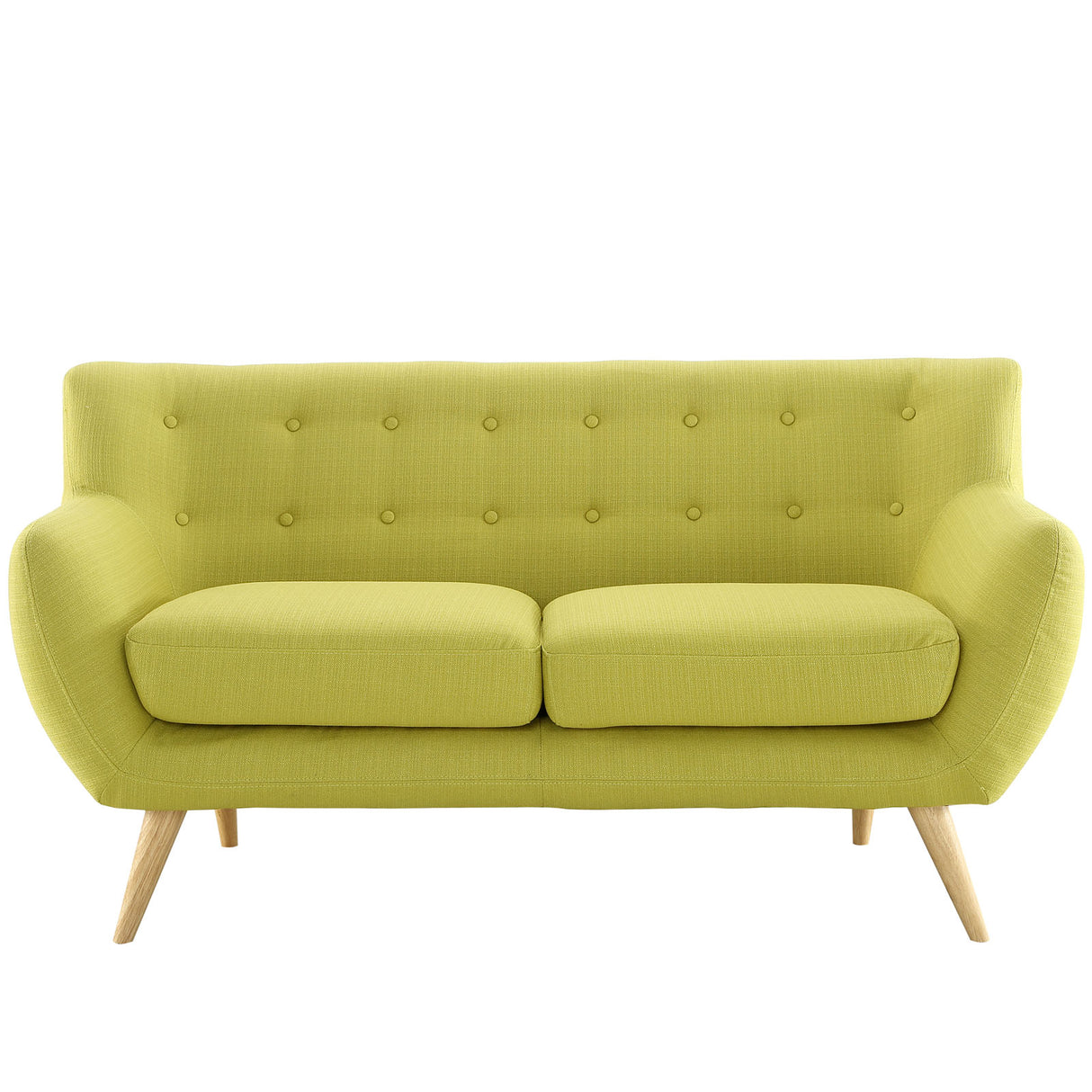 Remark Upholstered Fabric Loveseat - BUILDMYPLACE