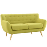 Remark Upholstered Fabric Loveseat - BUILDMYPLACE