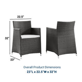 Junction Armchair Outdoor Patio Wicker - BUILDMYPLACE
