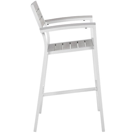 Maine Outdoor Patio Bar Stool - BUILDMYPLACE