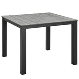 Maine 3 Piece with Armchair Outdoor Patio Dining Set - BUILDMYPLACE