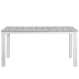 Junction 28" Outdoor Patio Dining Set - 5-Piece - Dining Table With Aluminium Frame - BUILDMYPLACE