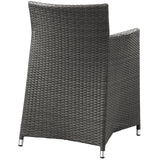 Junction 28" Outdoor Patio Dining Set - 5-Piece - Dining Table With Aluminium Frame - BUILDMYPLACE