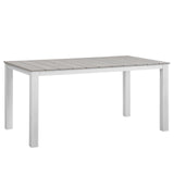 Junction 28" Outdoor Patio Dining Set - 5-Piece - Dining Table With Aluminium Frame - BUILDMYPLACE
