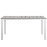 Junction 28" Outdoor Patio Dining Set - 5-Piece - Dining Table With Aluminium Frame - BUILDMYPLACE