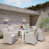 Junction 28" Outdoor Patio Dining Set - 5-Piece - Dining Table With Aluminium Frame - BUILDMYPLACE
