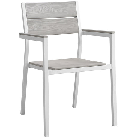 Maine 3 Piece Outdoor Patio Dining Set - BUILDMYPLACE
