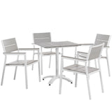 Maine 5 Piece Outdoor Patio Dining Set - BUILDMYPLACE