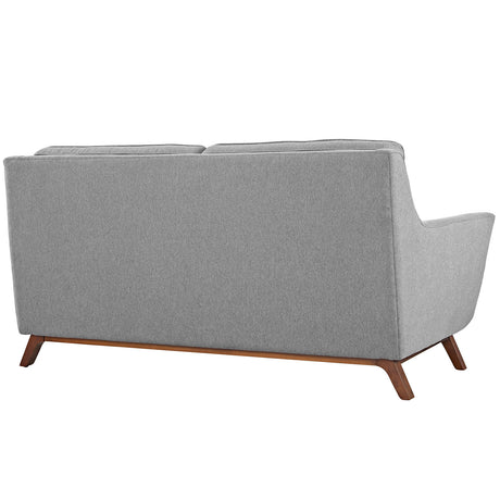 Beguile Upholstered Fabric Loveseat - BUILDMYPLACE