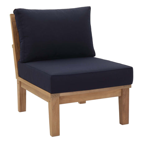 Marina 2 Piece W/ Middle Sofa Outdoor Patio Teak Set - BUILDMYPLACE