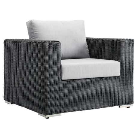 Summon Outdoor Patio Fabric Sunbrella Armchair - BUILDMYPLACE