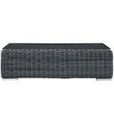 Summon Outdoor Patio Glass Top Coffee Table - BUILDMYPLACE