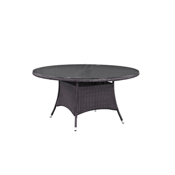 Convene Round Outdoor Patio Dining Table