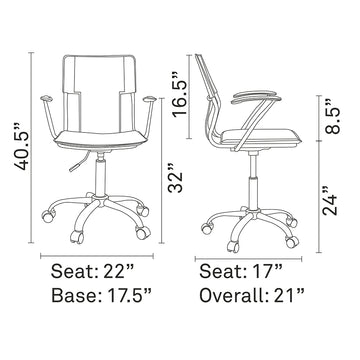 Task Ergonomic Lumbar Support  Studio Ergonomic Office Chair - Furmax  Desk Chair