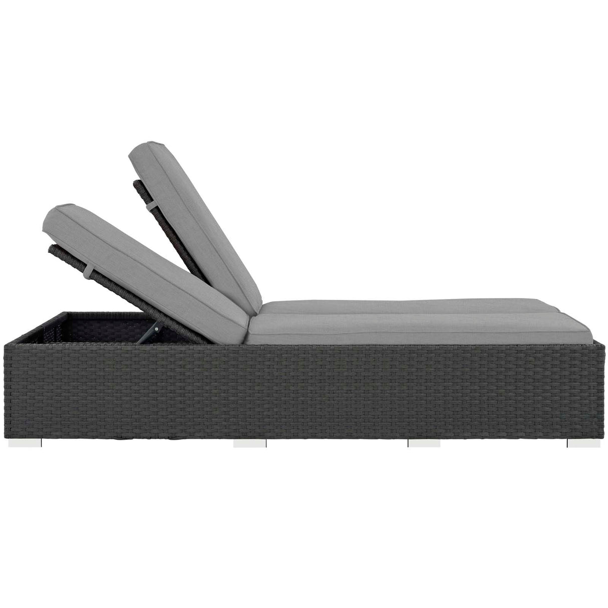 Sojourn Outdoor Patio Sunbrella Double Chaise - BUILDMYPLACE