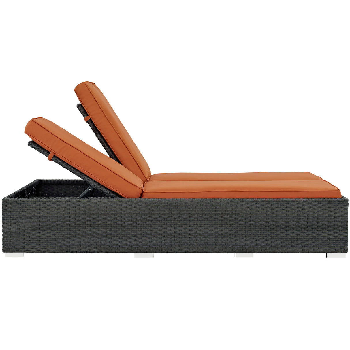 Sojourn Outdoor Patio Sunbrella Double Chaise - BUILDMYPLACE