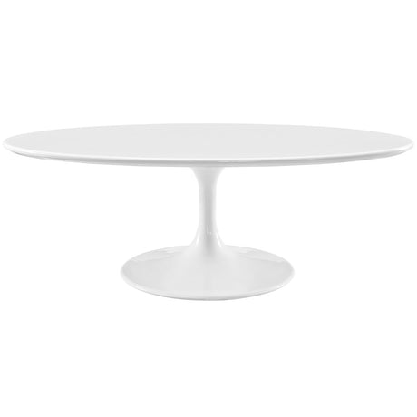 Lippa 48" Oval - Shaped Wood Top Coffee Table -  Dining Table - BUILDMYPLACE