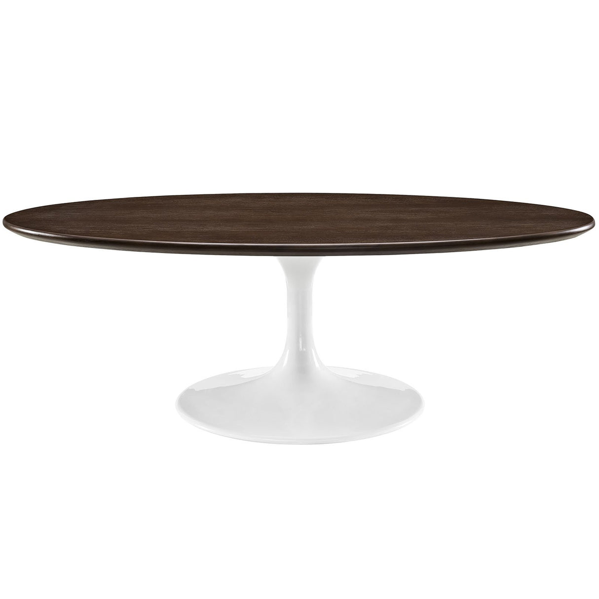 Lippa 48"Oval Top Coffee Table - Metal Tapered Base Dining Table