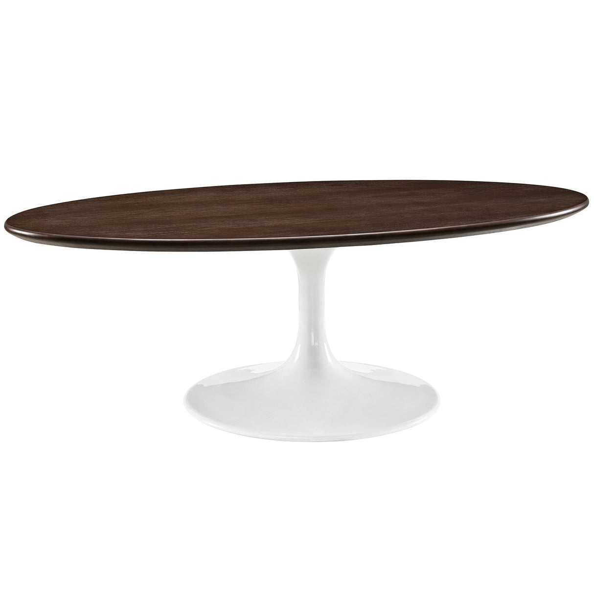 Lippa 48"Oval Top Coffee Table - Metal Tapered Base Dining Table