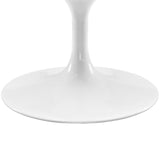 Lippa 48"Oval Top Coffee Table - Metal Tapered Base Dining Table