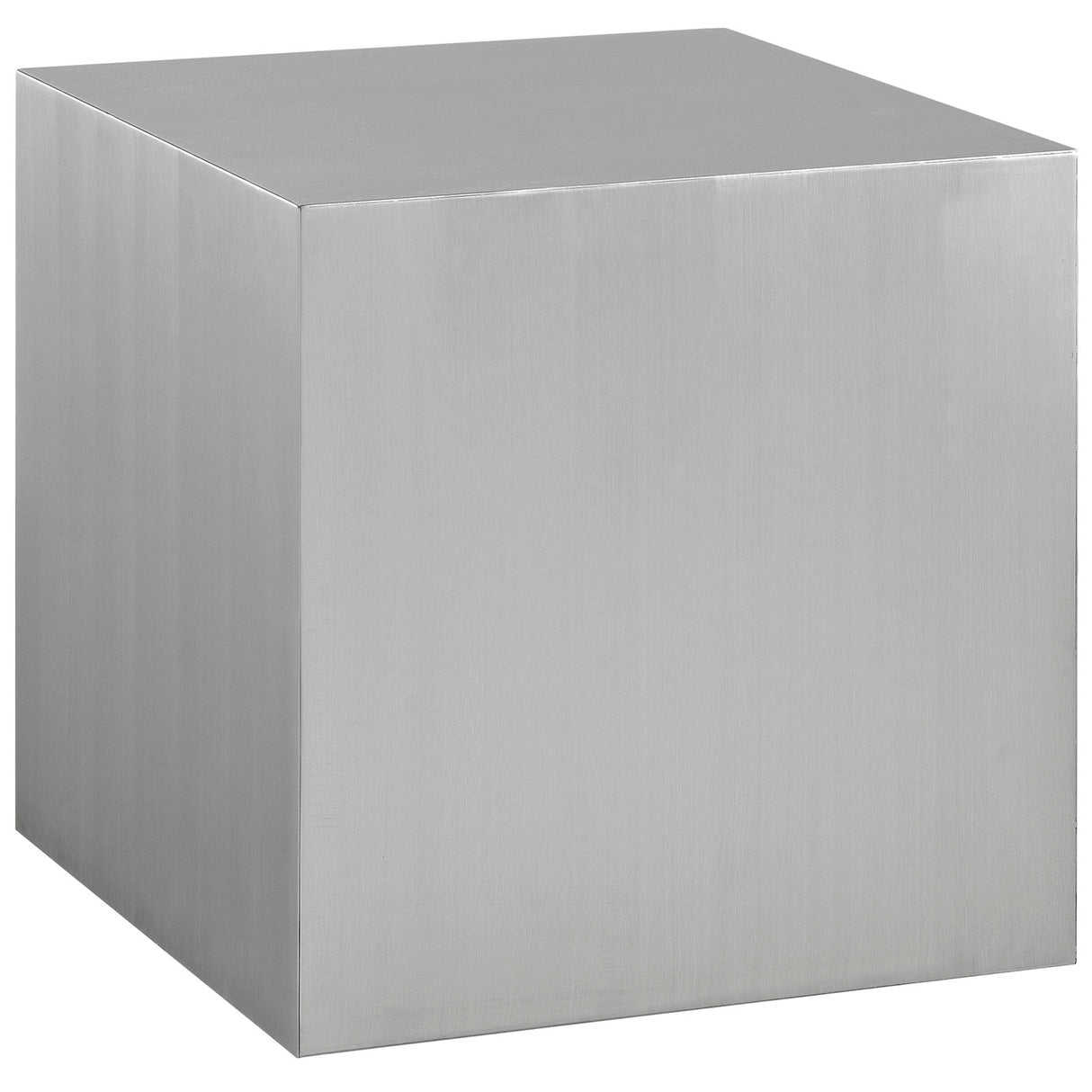 Modern Cast Cube Stainless Steel Table - Dining Side Table - Bedside Table - BUILDMYPLACE