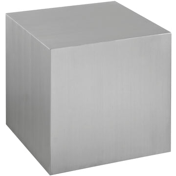 Modern Cast Cube Stainless Steel Table - Dining Side Table - Bedside Table
